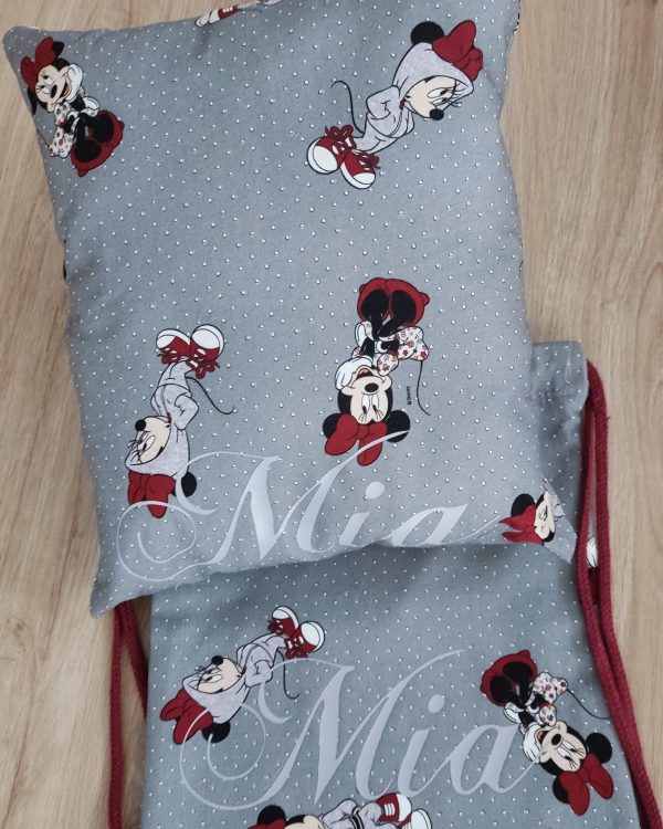 Conjunto de mochila y cojín