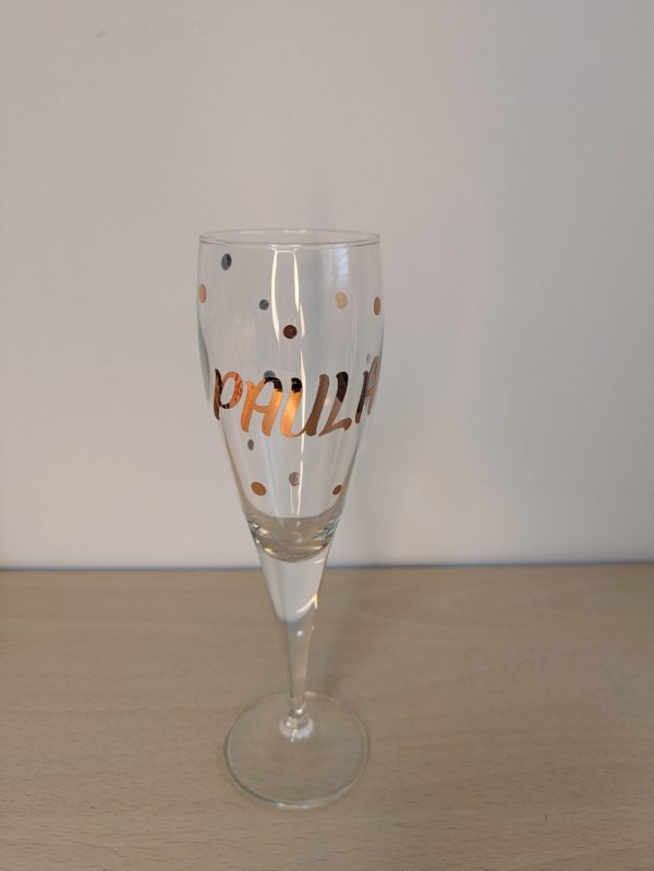 Copa de cava con diseño navideño - Imagen 4