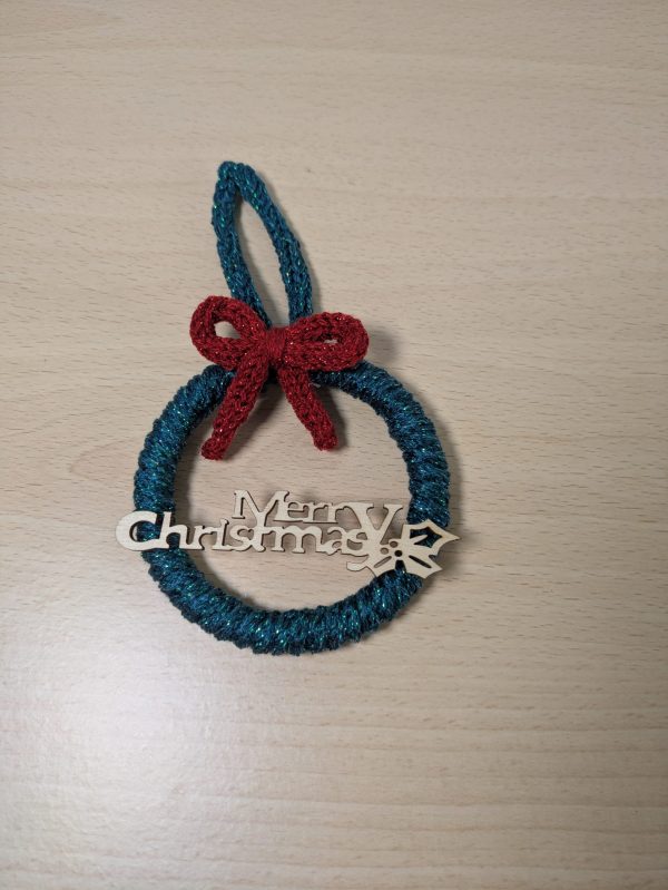 Adornos tricotin navideño personalizable