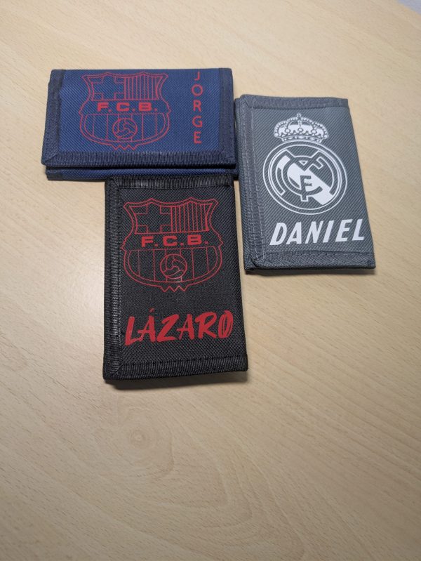 cartera personalizable niño